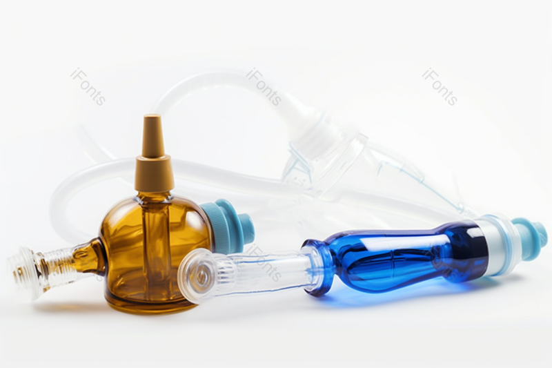 医院里用呼吸面罩吸入的医疗设备白桌上的雾化器,高清,摄影图,摄影图片,图片大全,摄影图免费下载